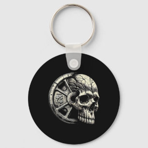 Gym Weightlifting 45lbs Plate Cool Working Out Bod Key Ring