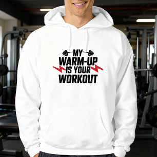 Gym Weightlifting Sarcastic Motivational Workout Hoodie