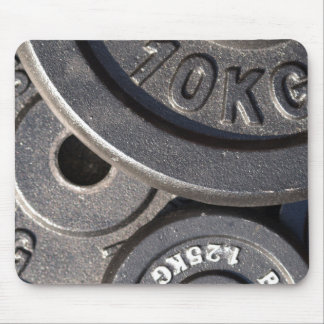 Gym Weights Mouse Pad