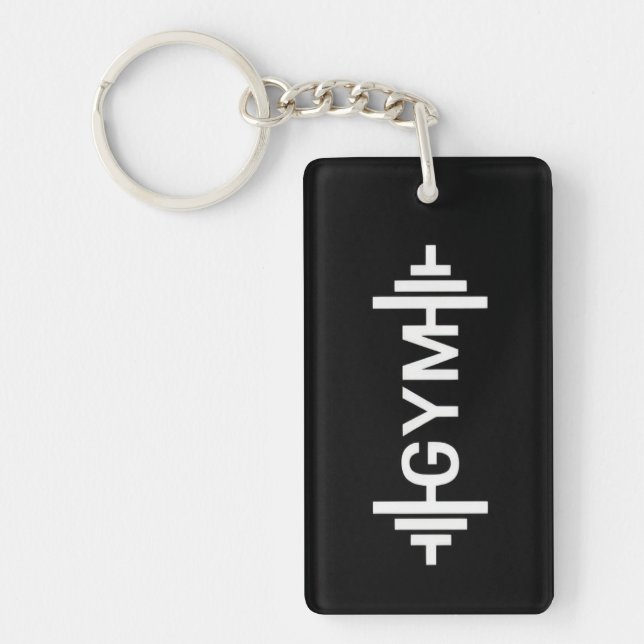 Gym Word Key Ring (Front)