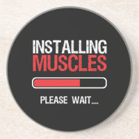 Gym Workout Fitness Body Builder Installing Muscle