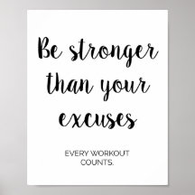 Gym, Workout, Fitness Motivational Wall Decor