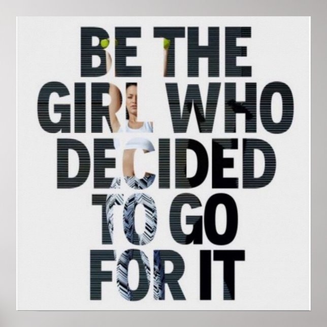 Gym Workout Motivational Poster (Front)