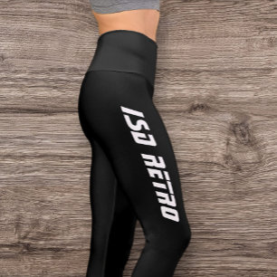 Gym Workout Retro Fitness Activewear Fit Capri Leggings