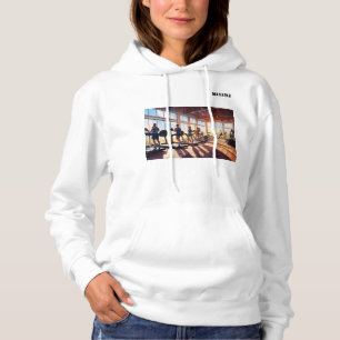 Gym Workout Sketch Hoodie