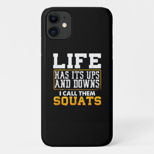 Gym Workout Weights Squat Men Women Case-Mate iPhone Case