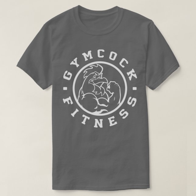 Gymcock Fitness Strong Muscular Chicken T-Shirt (Design Front)