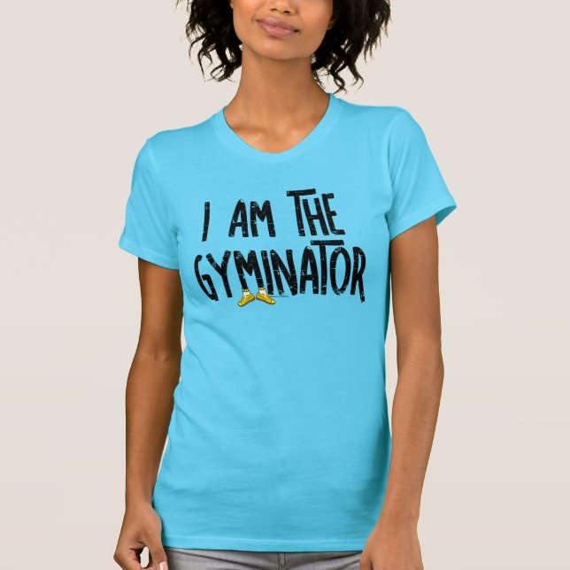 Gyminator Rough Text T-Shirt (Front)