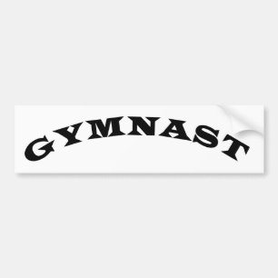 Gymnast Bumper Sticker