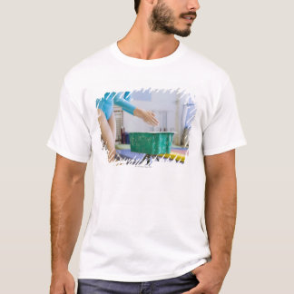 Gymnast chalking her hands T-Shirt