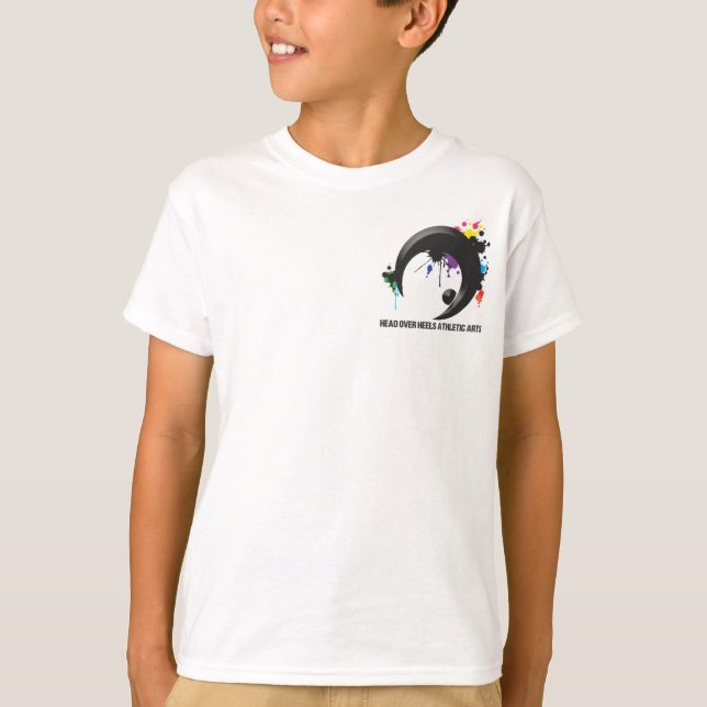 Gymnast Colour Splat T-Shirt (Front)