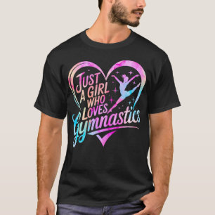 Gymnast Cute Just A Girl Who Loves Gymnastics T-Shirt
