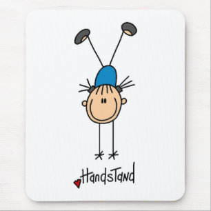Gymnast Doing Handstand Mouse Pad