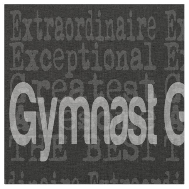 Gymnast Extraordinaire Fabric (Close Up)