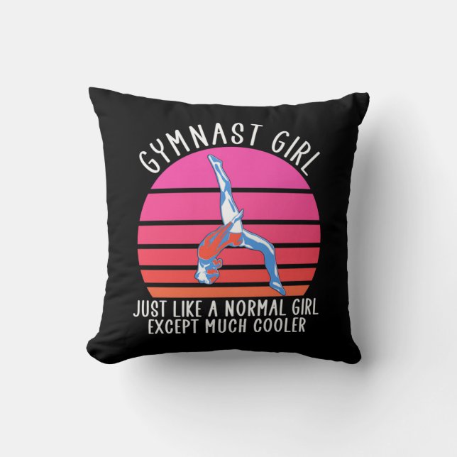 Gymnast Girl Cushion (Front)