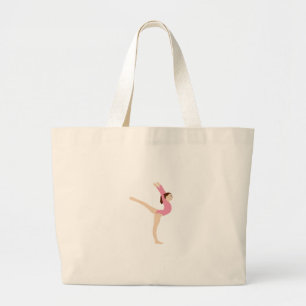 Gymnast Girl Large Tote Bag