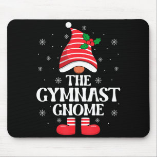 Gymnast Gnome Christmas Family Matching Group Funn Mouse Pad