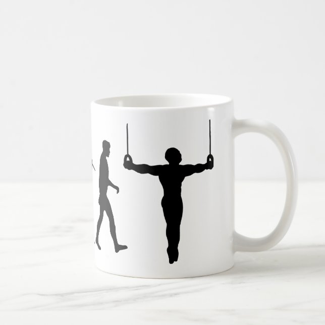 Gymnast Gymnastic Rings Coffee Mug (Right)