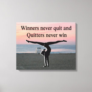 GYMNAST INSPIRATION CANVAS PRINT