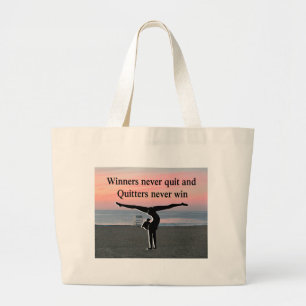 GYMNAST INSPIRATION LARGE TOTE BAG