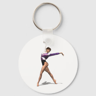 Gymnast Key Ring