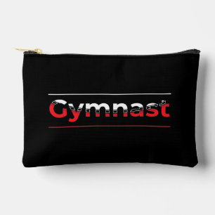Gymnast - Minimalist Modern Gymnastics Word Accessory Pouch