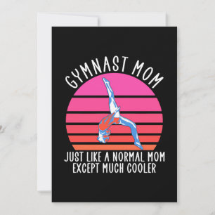 Gymnast Mum Invitation