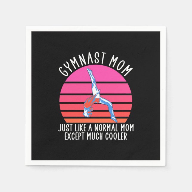 Gymnast Mum Napkin (Front)