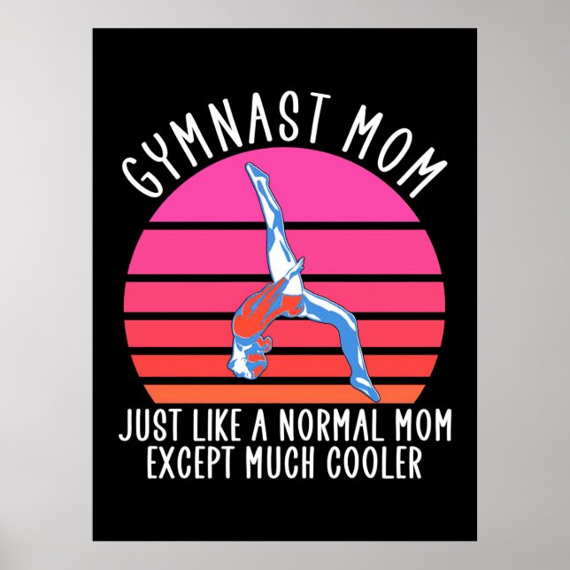 Gymnast Mum Poster (Front)