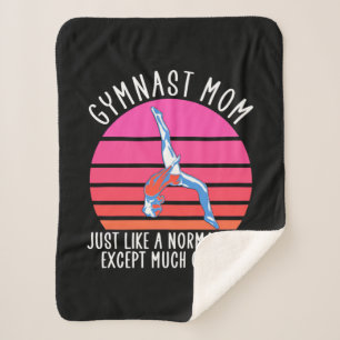 Gymnast Mum Sherpa Blanket