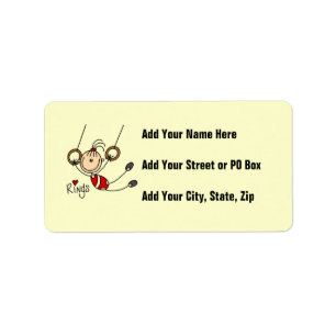 Gymnast on Rings Label