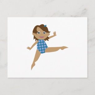 Gymnast Postcard