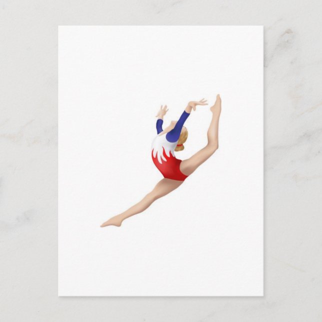 Gymnast Postcard (Front)