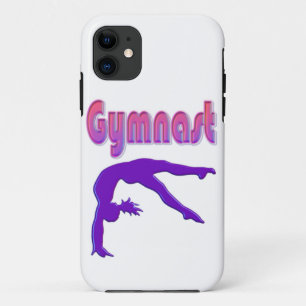 Gymnast Power Tumbling Purple Metallic Case-Mate iPhone Case