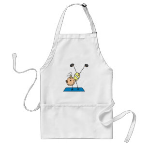 Gymnast Practicing Standard Apron