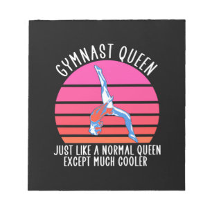 Gymnast Queen Notepad