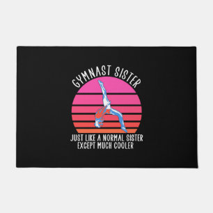 Gymnast Sister Doormat