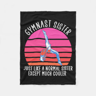 Gymnast Sister Fleece Blanket