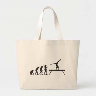 Gymnastic Balance Beam Large Tote Bag