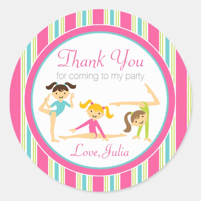 Gymnastic Girls sticker (Front)