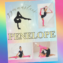 Gymnastic Pastel Rainbow Gradient 3 Photo Custom