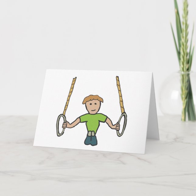 Gymnastic Rings Card (Front)