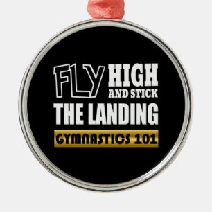 Gymnastics 101 Fly High - Uneven High Bar Gymnast Metal Tree Decoration