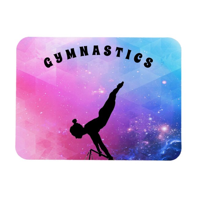 Gymnastics Abstract Magnet (Horizontal)