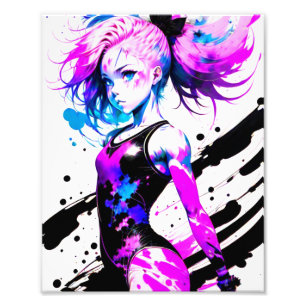 Gymnastics Abstract Spirit of the Gymnast Photo Print
