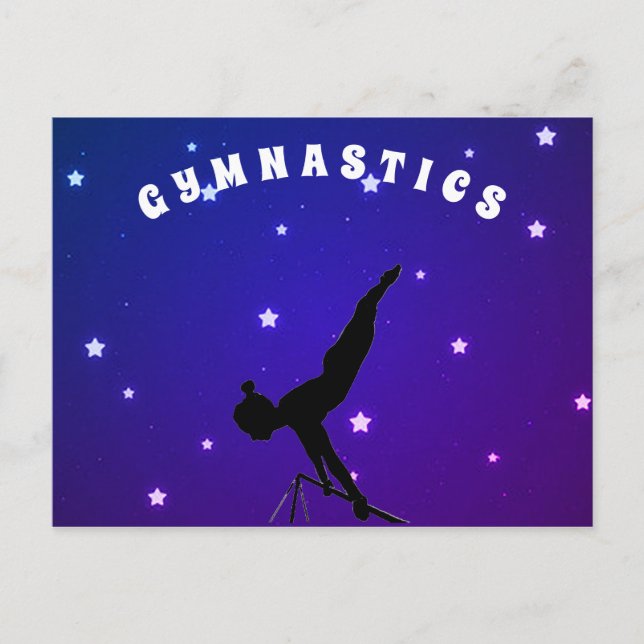 Gymnastics Academy to Students Holiday Postcard (Front)