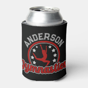 Gymnastics ADD NAME Gymnast Vault Floor Athlete Can Cooler