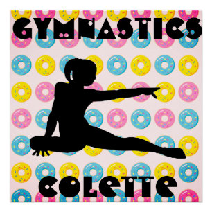 Gymnastics and Doughnuts Poster