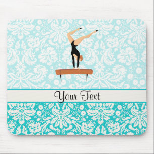 Gymnastics Balance Beam Mouse Pad