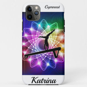 Gymnastics Balance Beam Swirl Case-Mate   iPhone Case